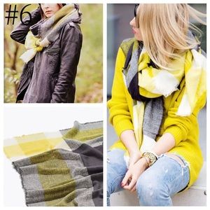 New Soft Tartan Plaid Oversized Blanket Scarf